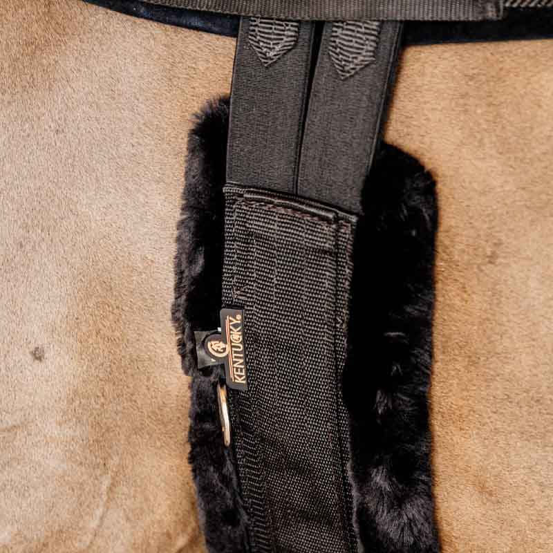 Sadelgjord Sheepskin Svart/Svart
