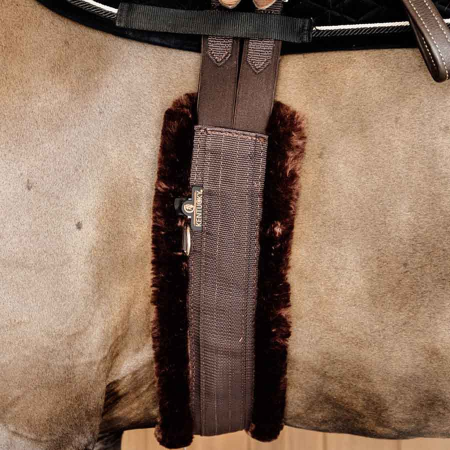 Sadelgjord Sheepskin Brun/Brun