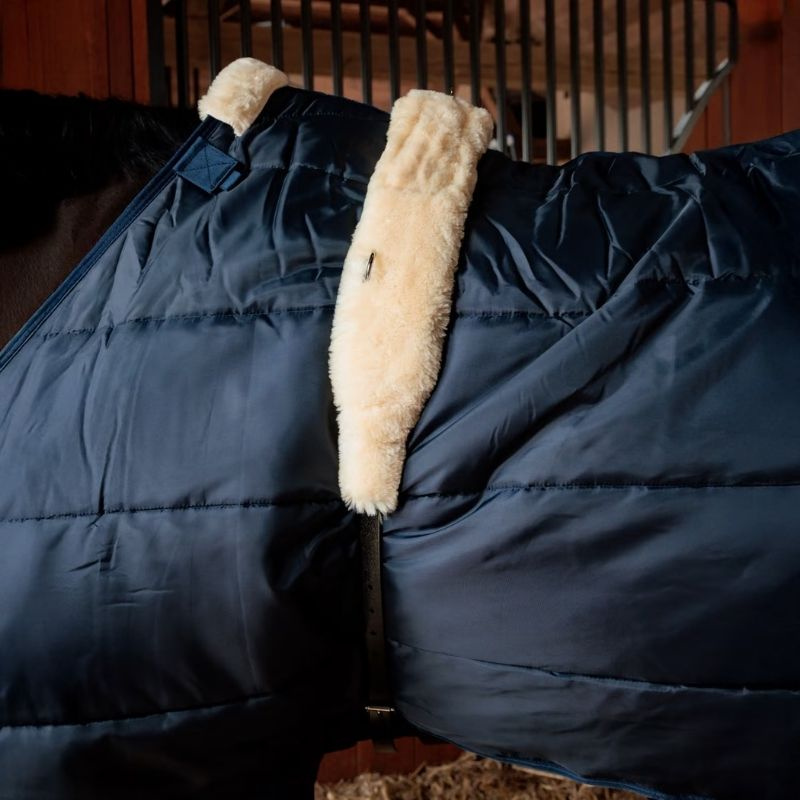 Täckesgjord till Skrittmaskin Sheepskin Nylon Svart