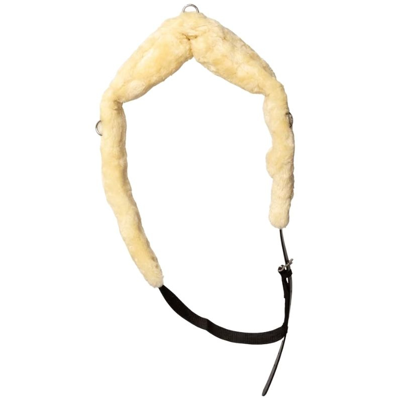 Täckesgjord till Skrittmaskin Sheepskin Nylon Svart