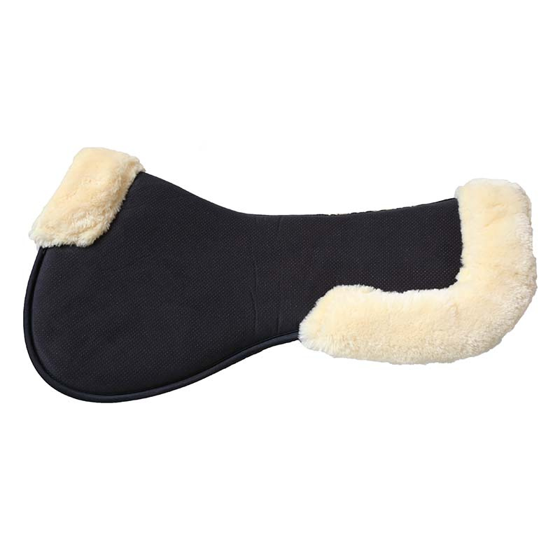 Sadelpad Sheepskin Anatomic Absorb Svart/Natur