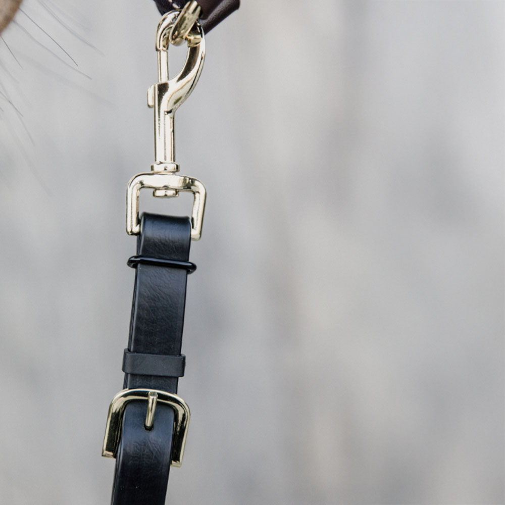 Lädergrimskaft Presentation Artificial Svart