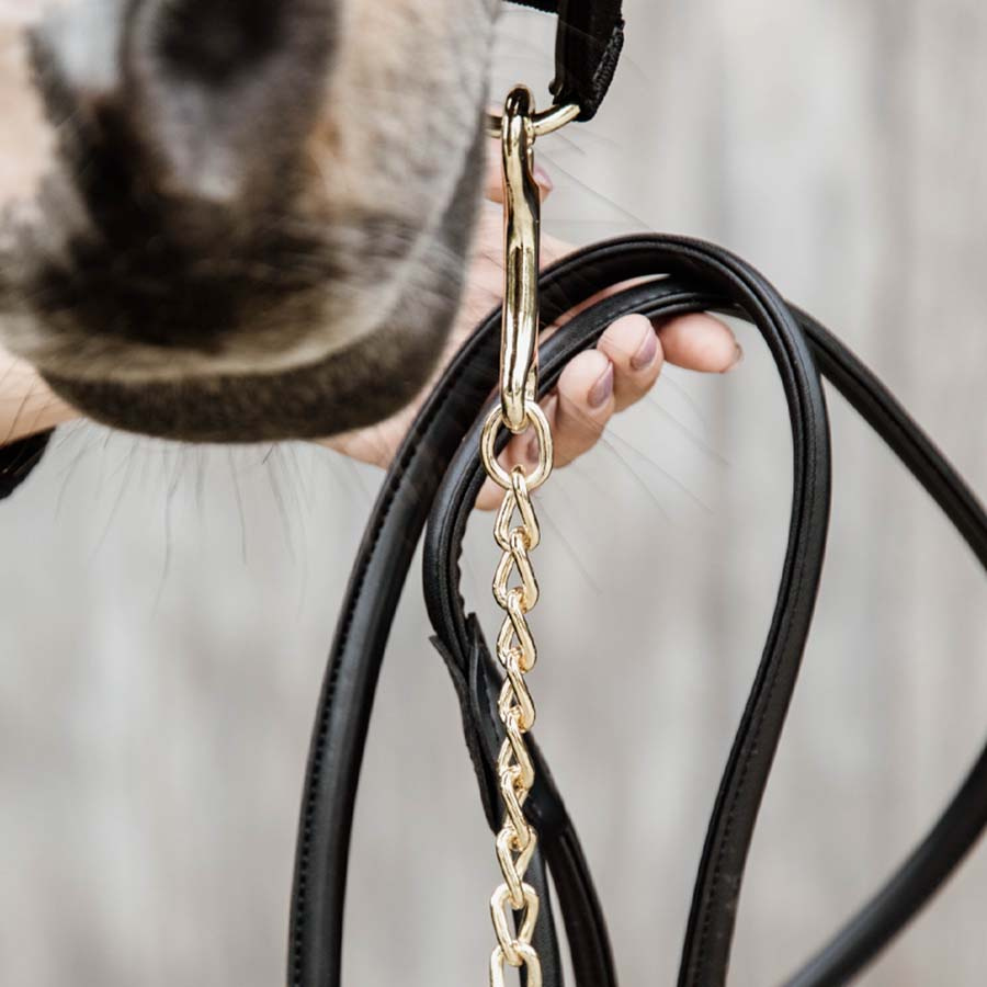 Kedjegrimskaft Artificial Leather Svart