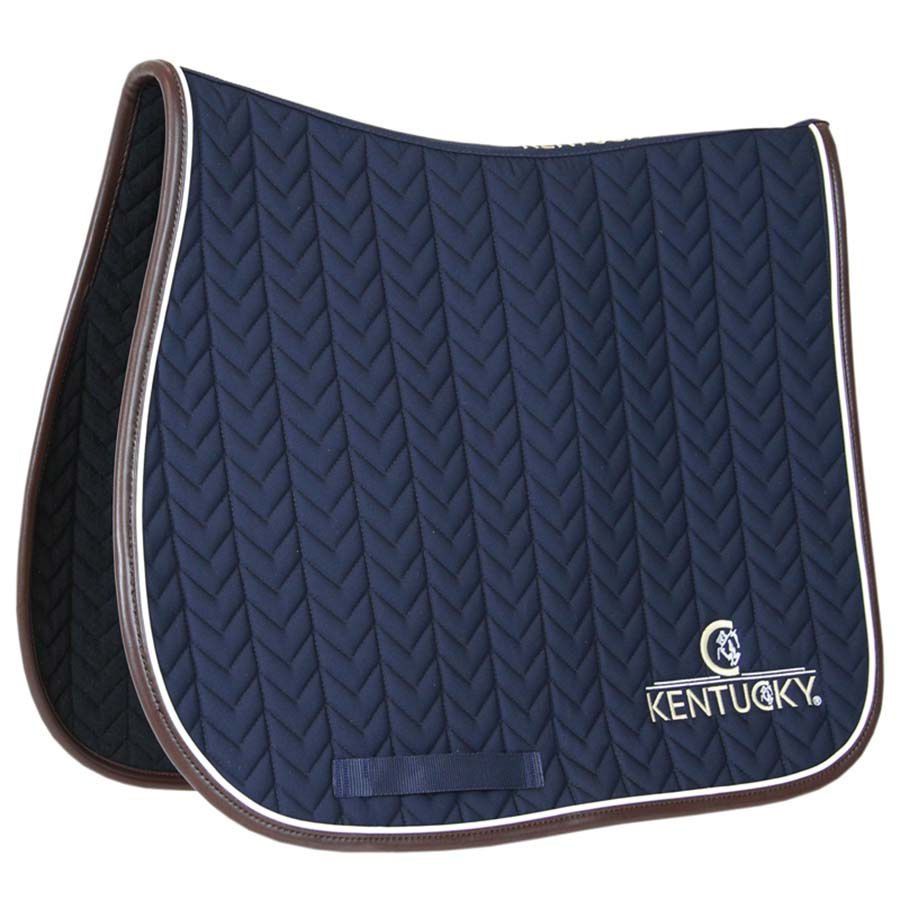 Schabrak Leather Fishbone Marinblå