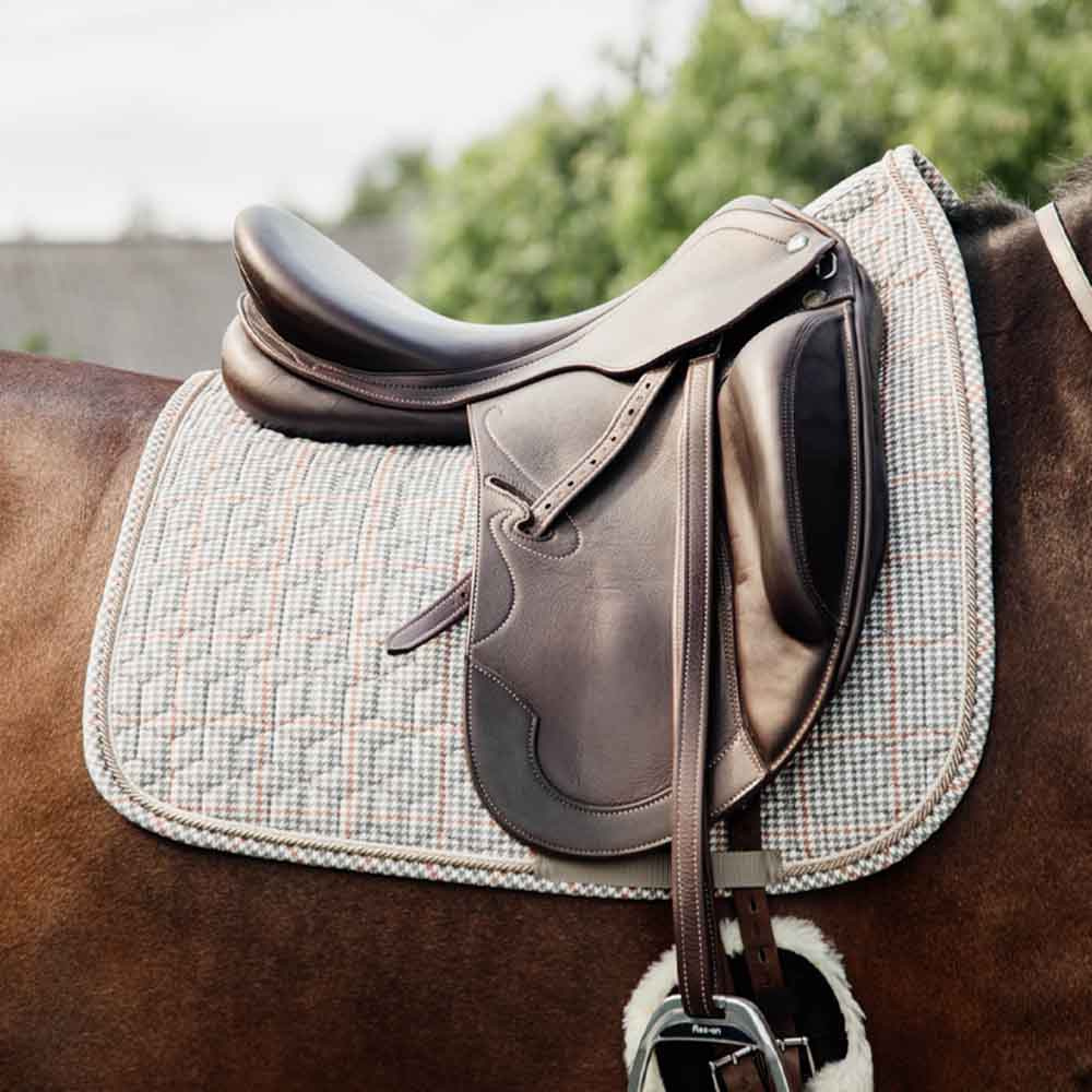 Dressyrschabrak Pied-de-Poule Beige