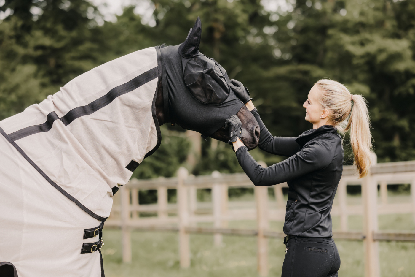 Flugmask Slim Fit Svart