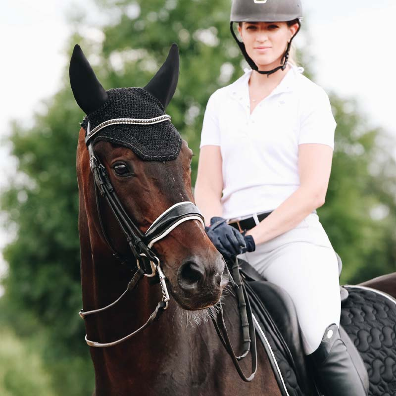 Huva Wellington Sparkling Svart
