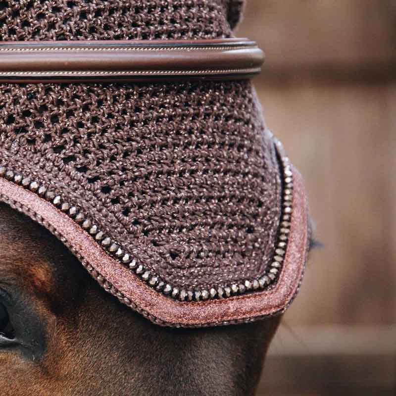 Huva Wellington Glitter Brun