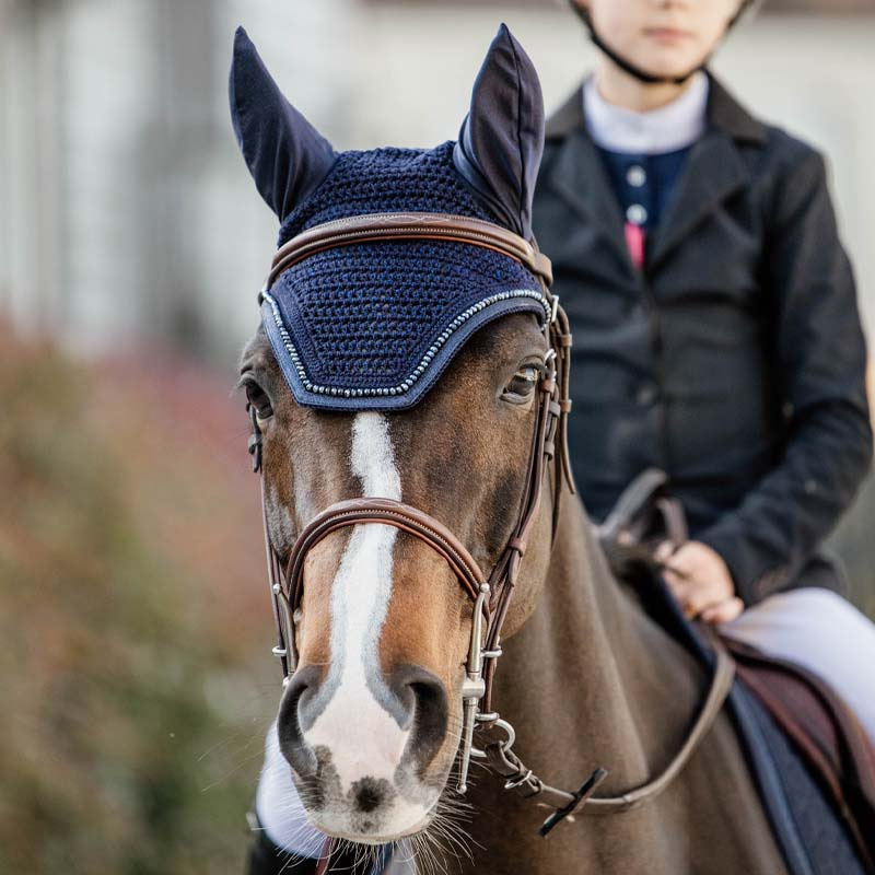 Huva Wellington Glitter Marinblå
