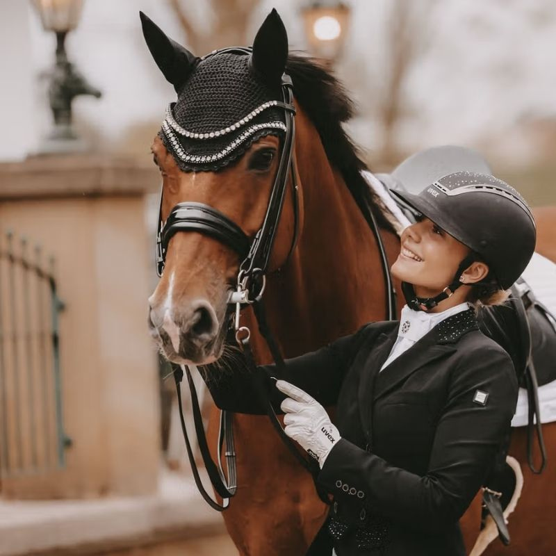 Huva Wellington Big Stone & Pearl Svart