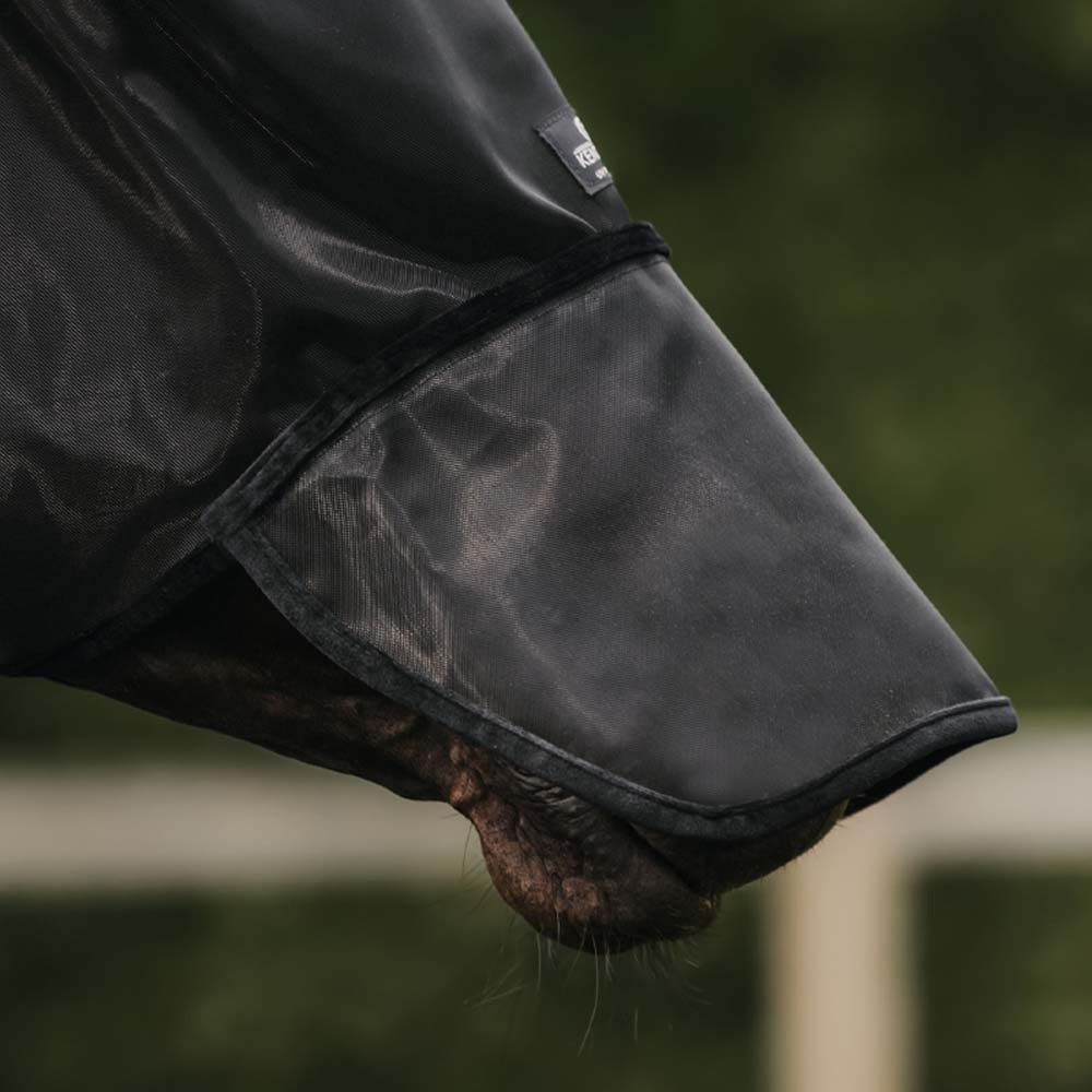 Flughuva Classic med Öron och Nos Svart