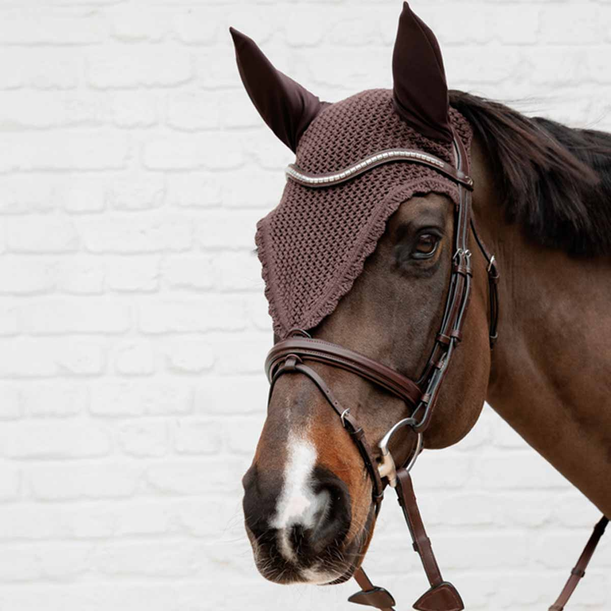 Lång Huva Loop Brun