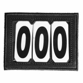 Nummerlapp PVC Velcro 3 Numbers Svart Nummerlapp PVC Velcro 3 Numbers Svart