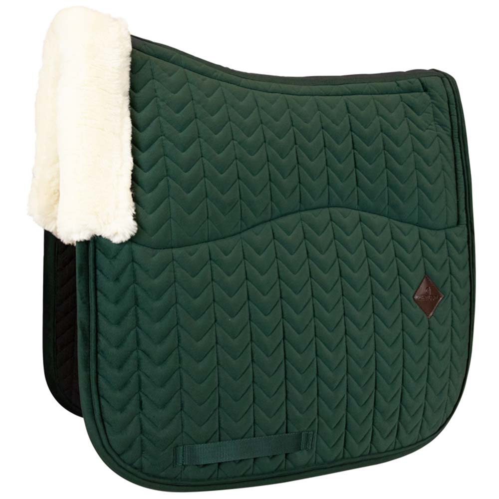 Dressyrschabrak Skin Friendly Velvet Grön