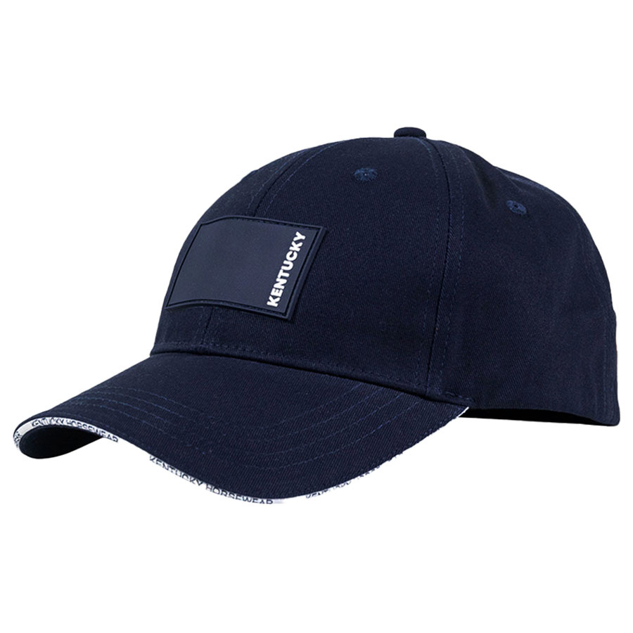 Keps Rubber Logo Marinblå