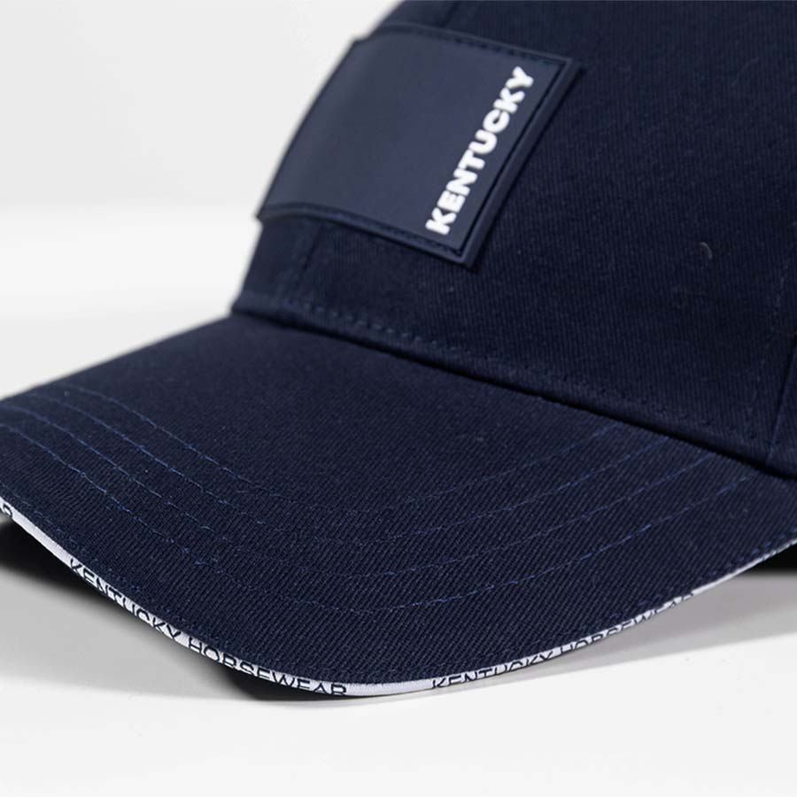 Keps Rubber Logo Marinblå