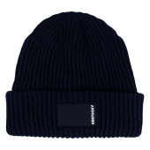 Mössa Beanie Rubber Logo Marinblå Mössa Beanie Rubber Logo Marinblå