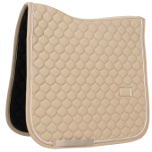 Dressyrschabrak Onion Quilt Rubber Logo Beige Dressyrschabrak Onion Quilt Rubber Logo Beige