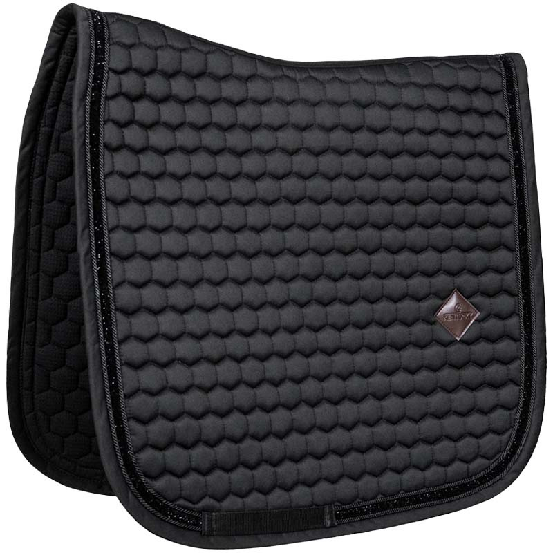 Dressyrschabrak Glitter Band Svart