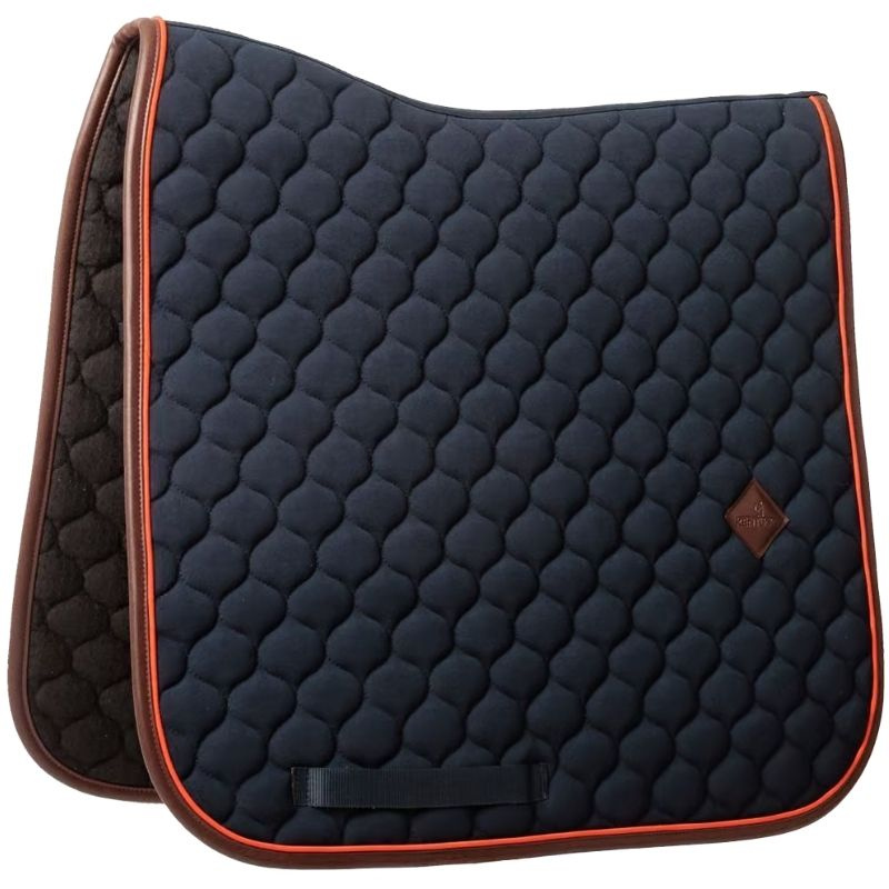 Dressyrschabrak Onion Quilt Leather Marinblå