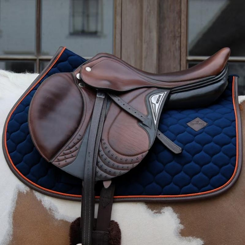 Schabrak Onion Quilt Leather Marinblå
