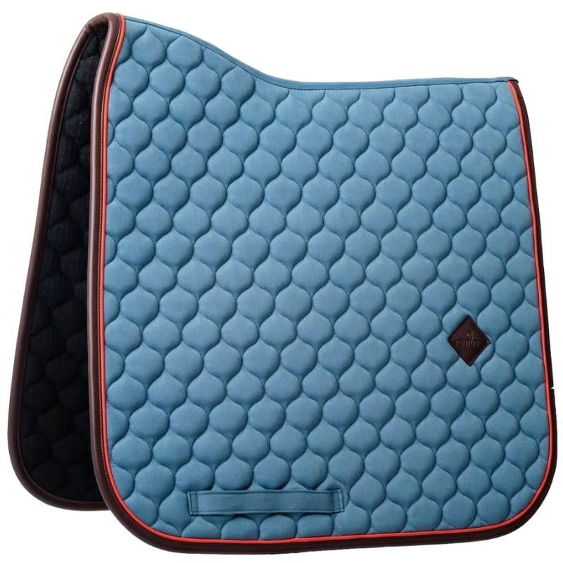 Dressyrschabrak Onion Quilt Leather Blå