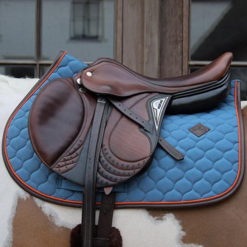 Schabrak Onion Quilt Leather Blå