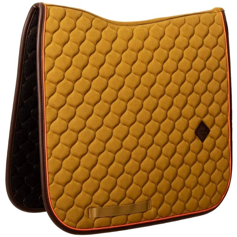 Dressyrschabrak Onion Quilt Leather Khaki