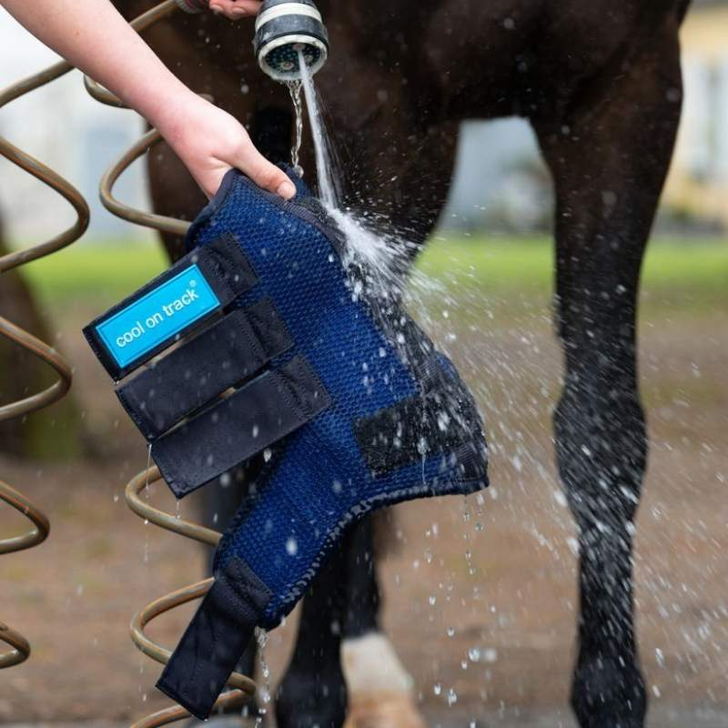 Stallbandage Quick Wraps Cool on Track 2.0 Blå