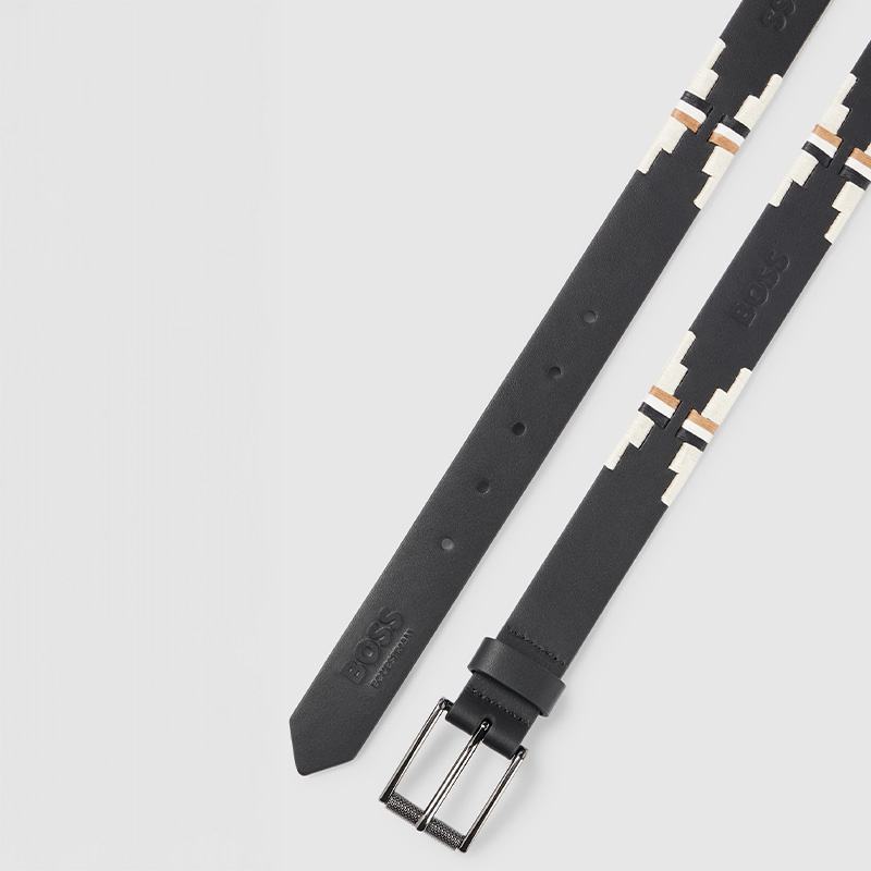 Skärp Polo Signature Svart