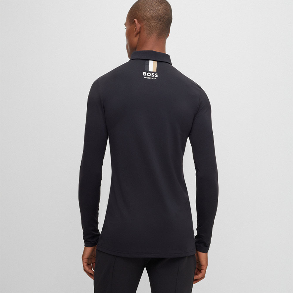 Funktionströja Elton Signature Stripe Polo Unisex Svart