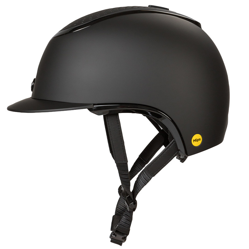 Ridhjälm MIPS Strixx Matte/Glossy Svart