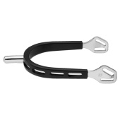 Sporrar Ultra Fit Extra Grip 25mm Rounded Svart/Silver Sporrar Ultra Fit Extra Grip 25mm Rounded Svart/Silver