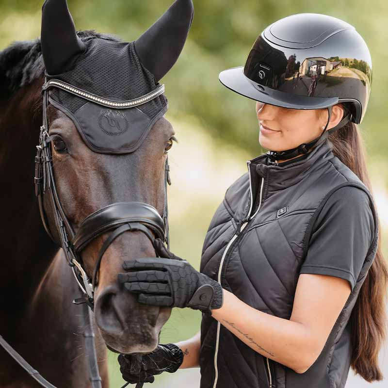 Ridhjälm MIPS Strixx Competition Wide Peak Glossy Svart