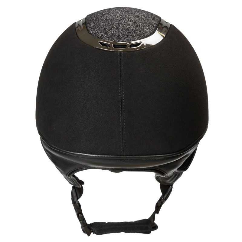 Ridhjälm EQ3 Pardus med Skruv Microfiber Glitter Svart Sand