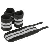 Benreflexer Set 4-pack Svart/Silver Benreflexer Set 4-pack Svart/Silver
