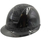 Ridhjälm Miss Shield 2.0 Glossy Ultra Fine Rocks Matt Trim Svart Ridhjälm Miss Shield 2.0 Glossy Ultra Fine Rocks Matt Trim Svart