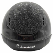 Ridhjälm Miss Shield 2.0 Glossy Ultra Fine Rocks Matt Trim Svart Ridhjälm Miss Shield 2.0 Glossy Ultra Fine Rocks Matt Trim Svart