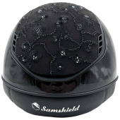 Ridhjälm Miss Shield 2.0 Glossy Cherry Blossom Matt Trim Svart Ridhjälm Miss Shield 2.0 Glossy Cherry Blossom Matt Trim Svart