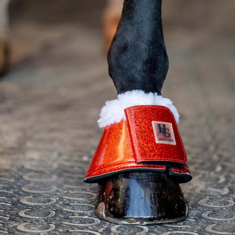 Boots med Ludd Lulu Christmas Glitter HG Röd/Vit