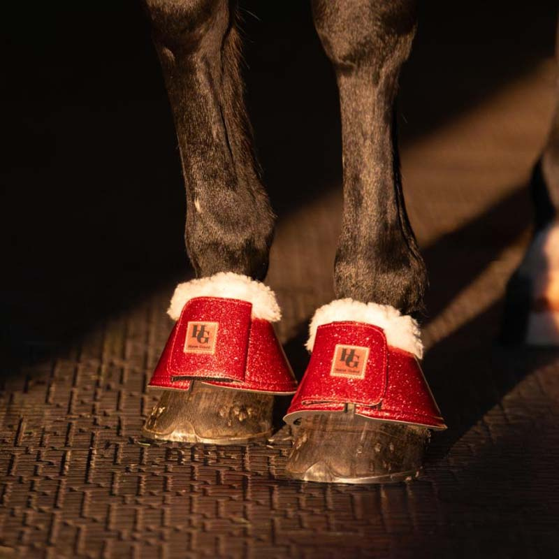 Boots med Ludd Lulu Christmas Glitter HG Röd/Vit