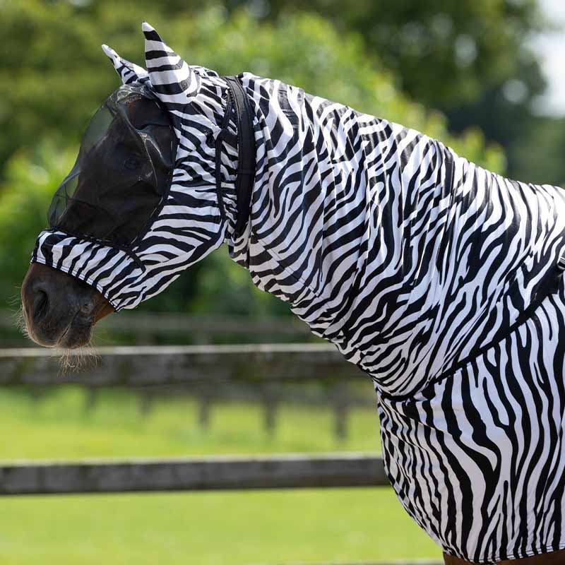Eksemhuva UV-Resistant Zebra Svart/Vit