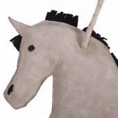 Hästleksak Horse i Mocka ECO Ljusgrå