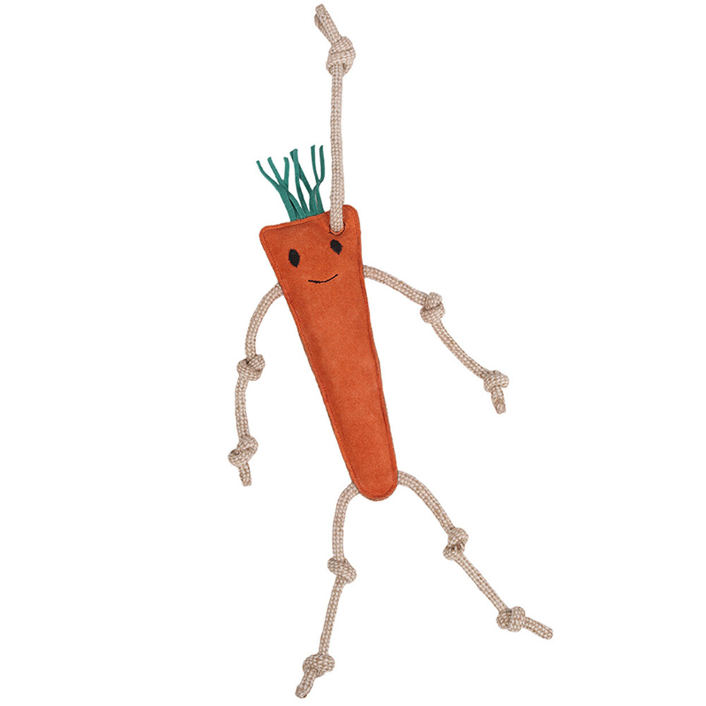 Hästleksak Carrot i Mocka ECO Orange