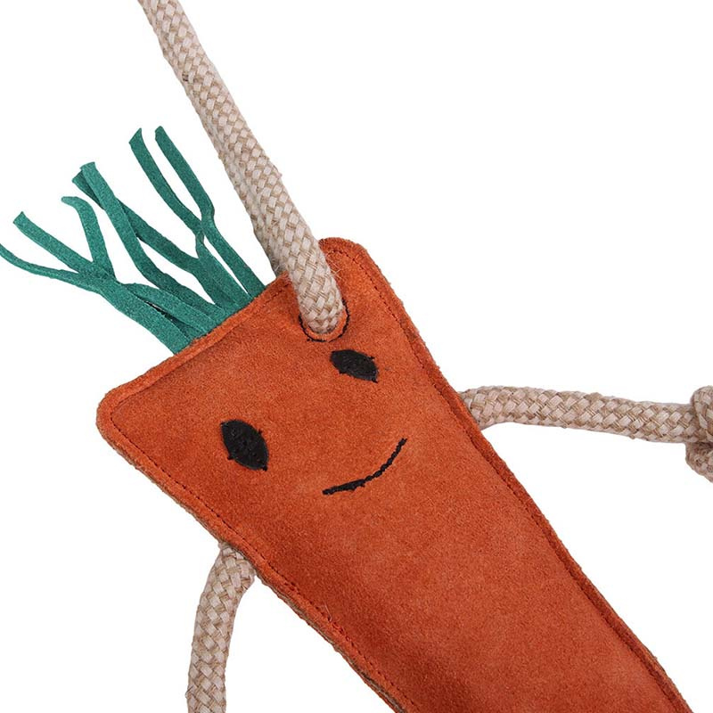 Hästleksak Carrot i Mocka ECO Orange