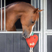 Hästleksak Apple i Mocka ECO Röd