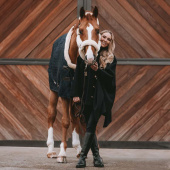 Tävlingstäcke/Stalltäcke 160g Svart Tävlingstäcke/Stalltäcke 160g Svart