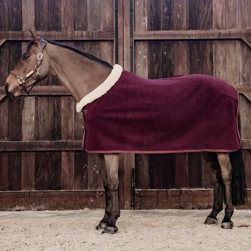 Tävlingstäcke Heavy Fleece Bordeaux