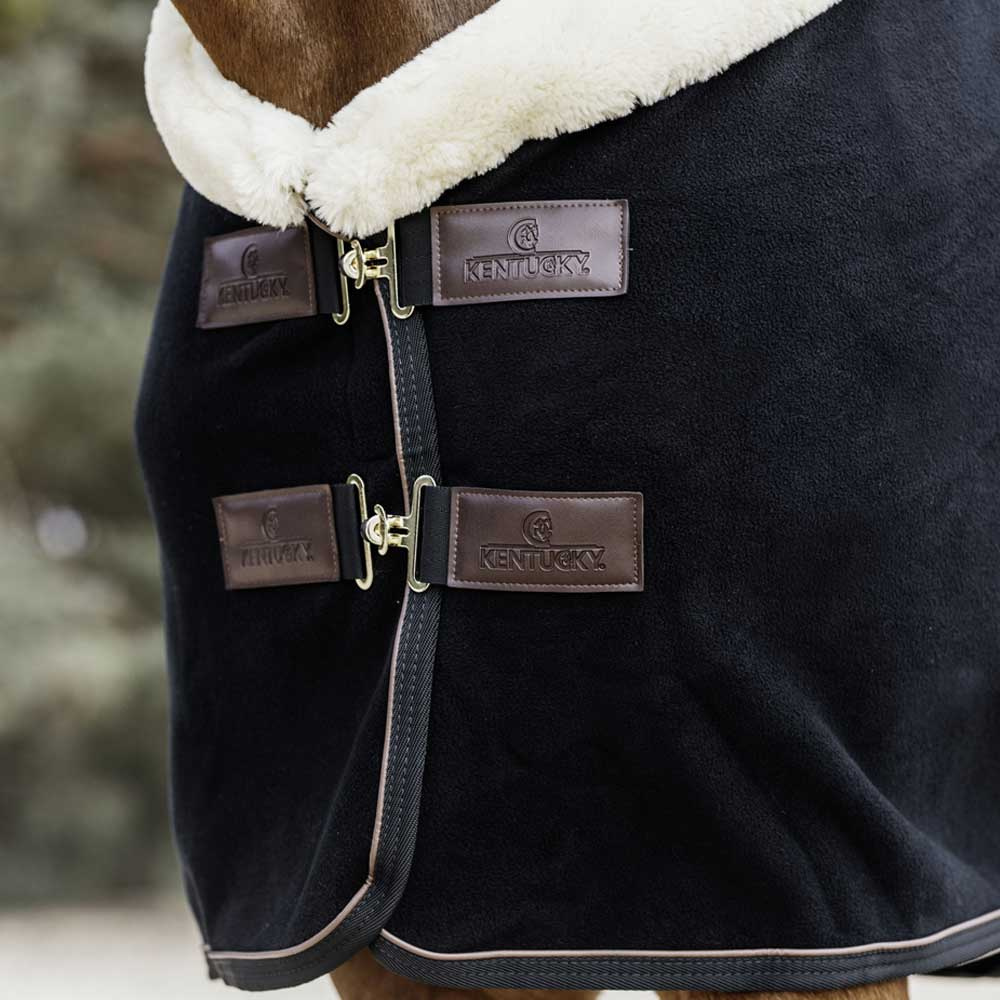 Tävlingstäcke Heavy Fleece Svart