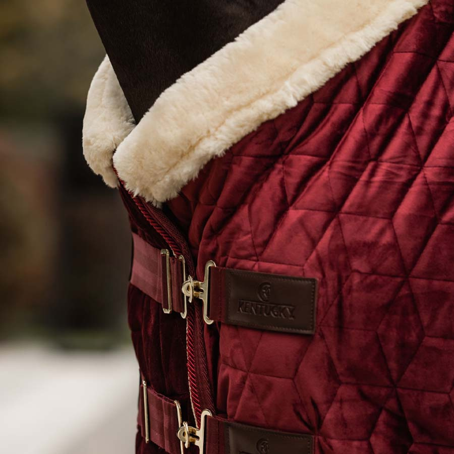 Tävlingstäcke Velvet Bordeaux